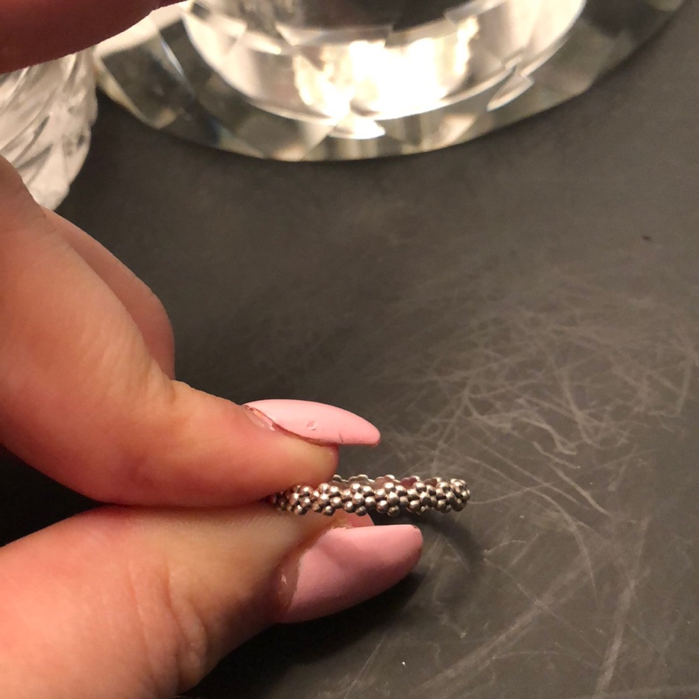 Pandora Silver Flower Ring